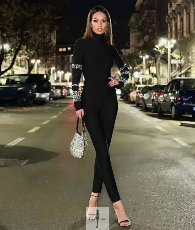 Fashionsarah.com Fashionsarah.com Celebrity Red Carpet Jumpsuit