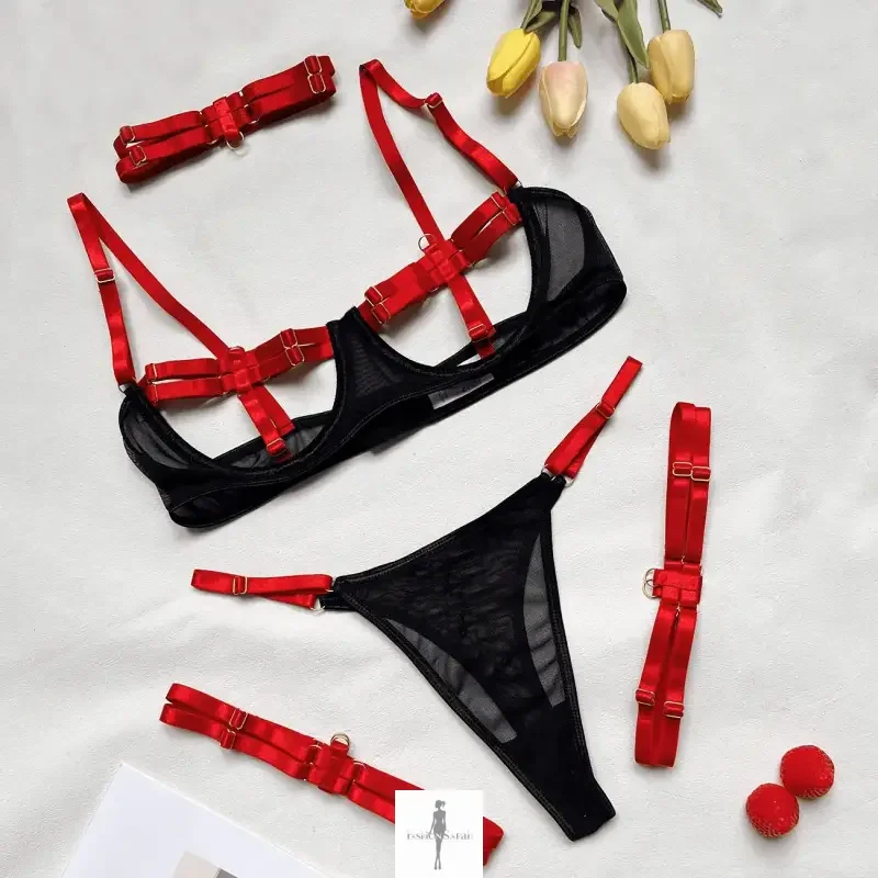 Fashionsarah.com Fashionsarah.com Open Cup Lingerie Sets