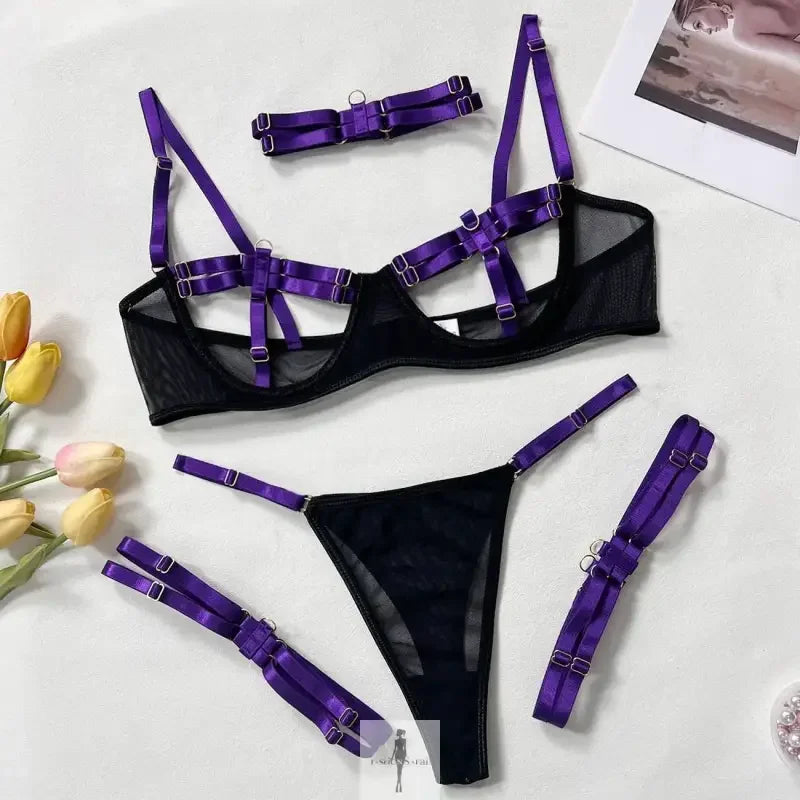 Fashionsarah.com Fashionsarah.com Open Cup Lingerie Sets