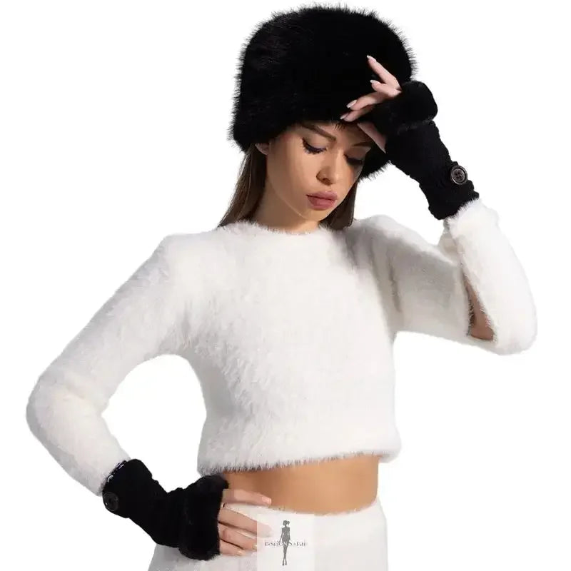 Fashionsarah.com Fashionsarah.com Winter Bucket Hat + Gloves