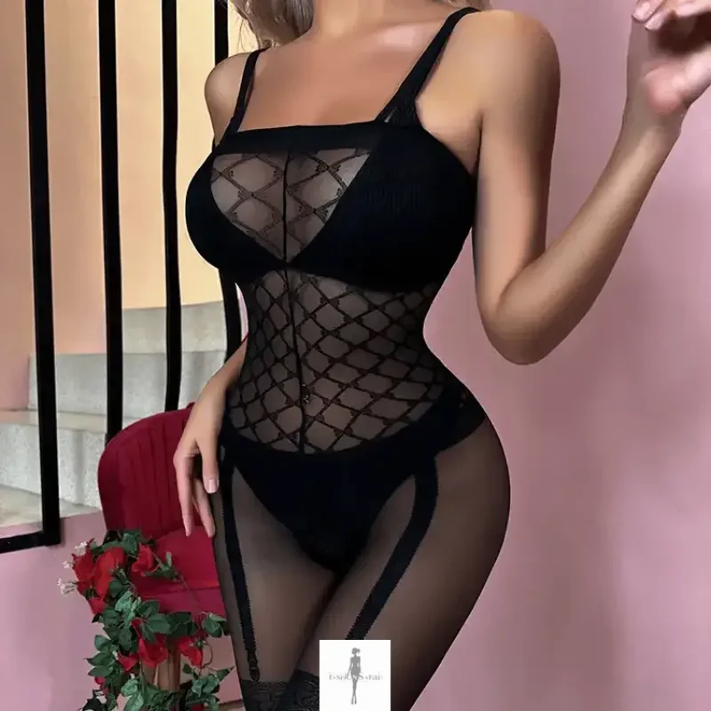 Fashionsarah.com Fashionsarah.com New Bodystockings, Black Pantyhose Bodysuit