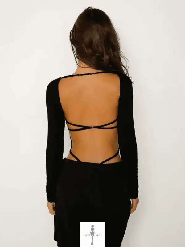 Fashionsarah.com Fashionsarah.com Women Backless Top For Women Rave Outfit