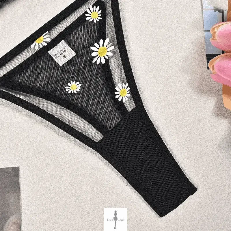 Fashionsarah.com Fashionsarah.com Ultra thin bra with sexy thong Floral Set