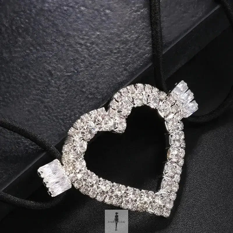 Fashionsarah.com Fashionsarah.com Sexy Rhinestone Heart Leg Thigh Chain