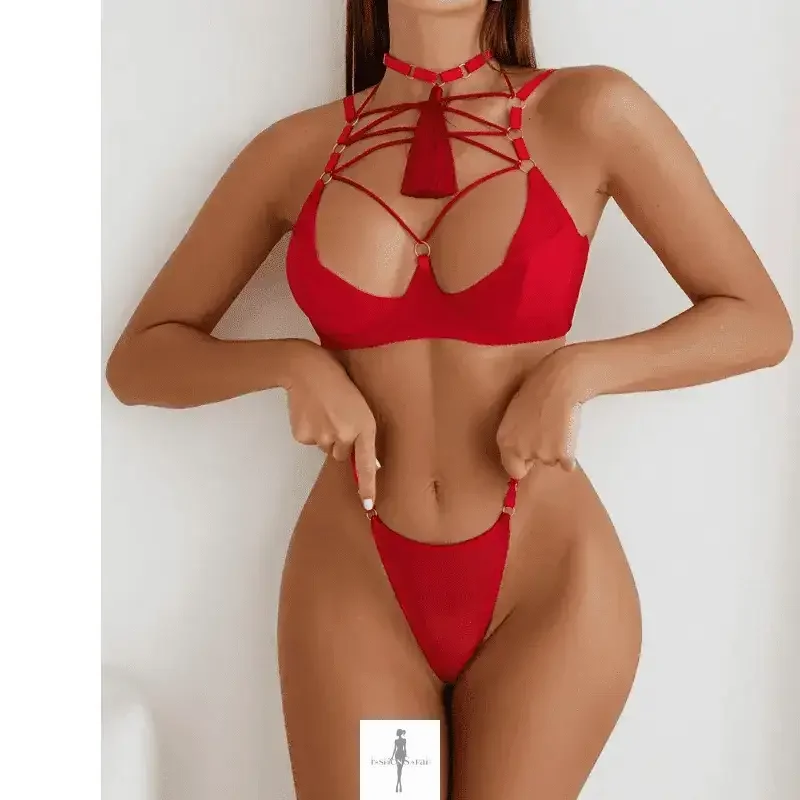 Fashionsarah.com Fashionsarah.com Red Tassels Push Up Bra Kit for Valentine's day