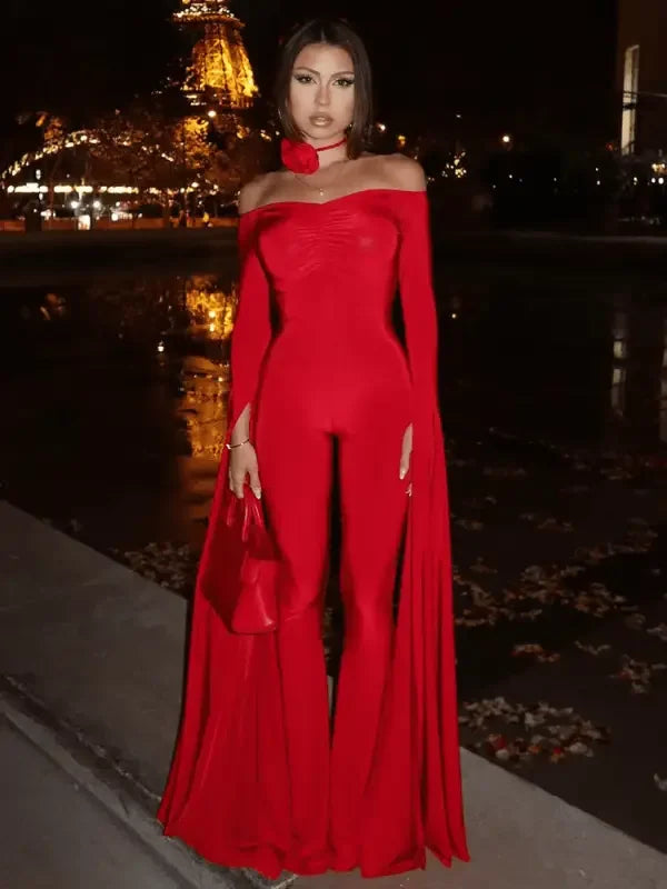 Sexy Off-shoulder Jumpsuit | Fashionsarah.com