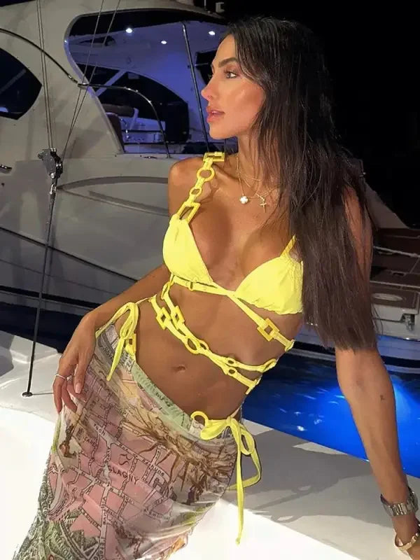 New Sexy Push Up Low Waisted Bikini Set | Fashionsarah.com