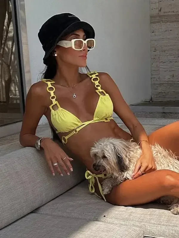 New Sexy Push Up Low Waisted Bikini Set | Fashionsarah.com