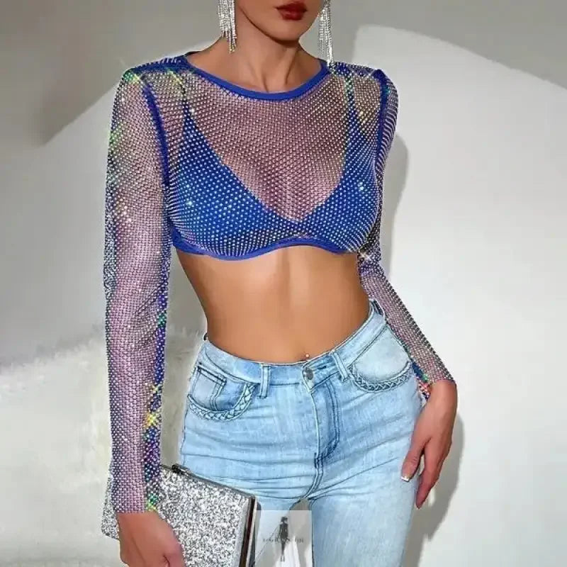 Fashionsarah.com Fashionsarah.com Women's Mesh Crop Tops