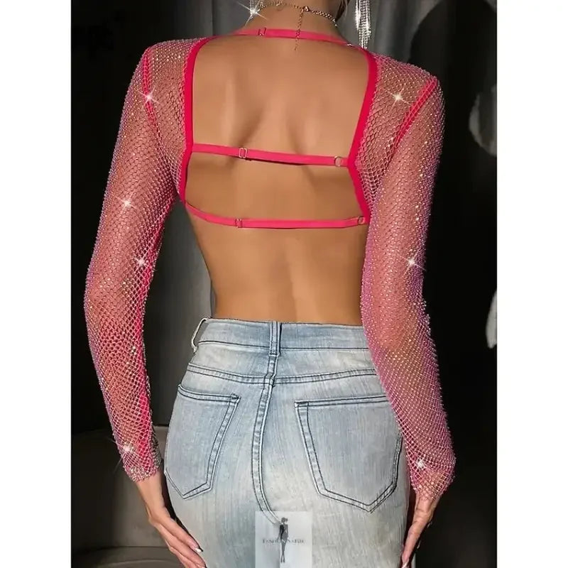 Fashionsarah.com Fashionsarah.com Women's Mesh Crop Tops