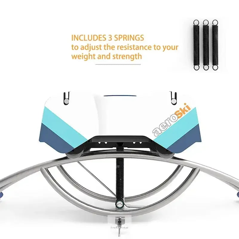 Fashionsarah.com Fashionsarah.com Aeroski 2.0 Ski Fitness Machine with Recoil Spring Resistance