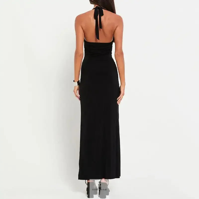 Fashionsarah.com Fashionsarah.com Summer Halter Maxi Dress