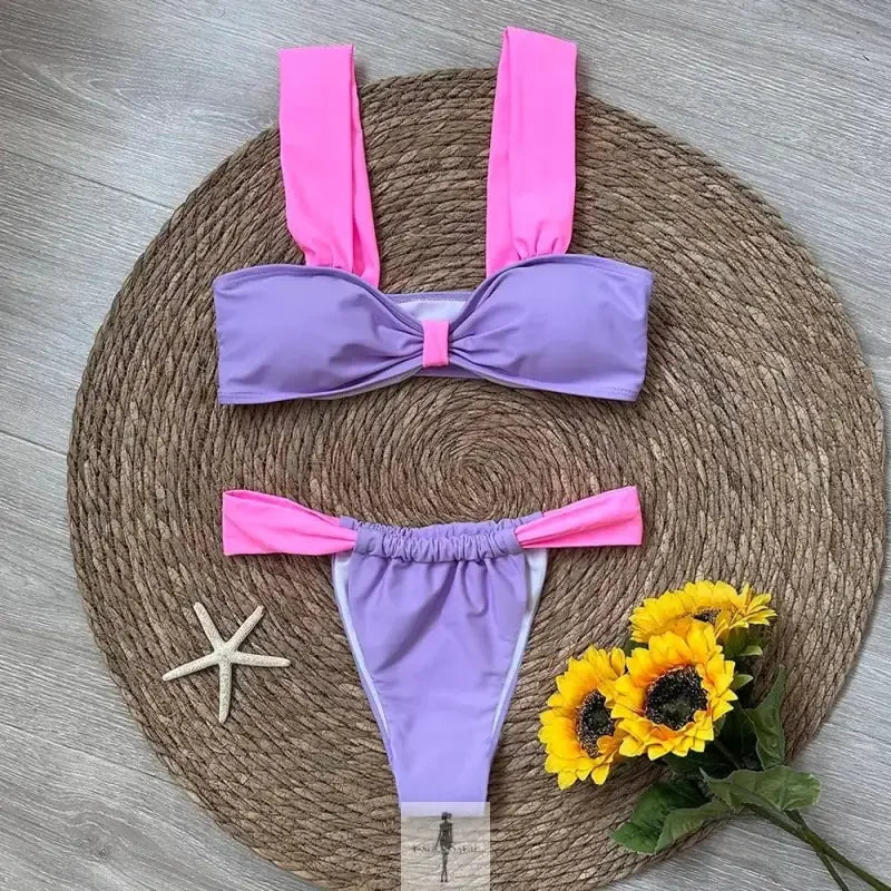 Fashionsarah.com Fashionsarah.com 3 Pieces Bikini Set With Mini Skirt