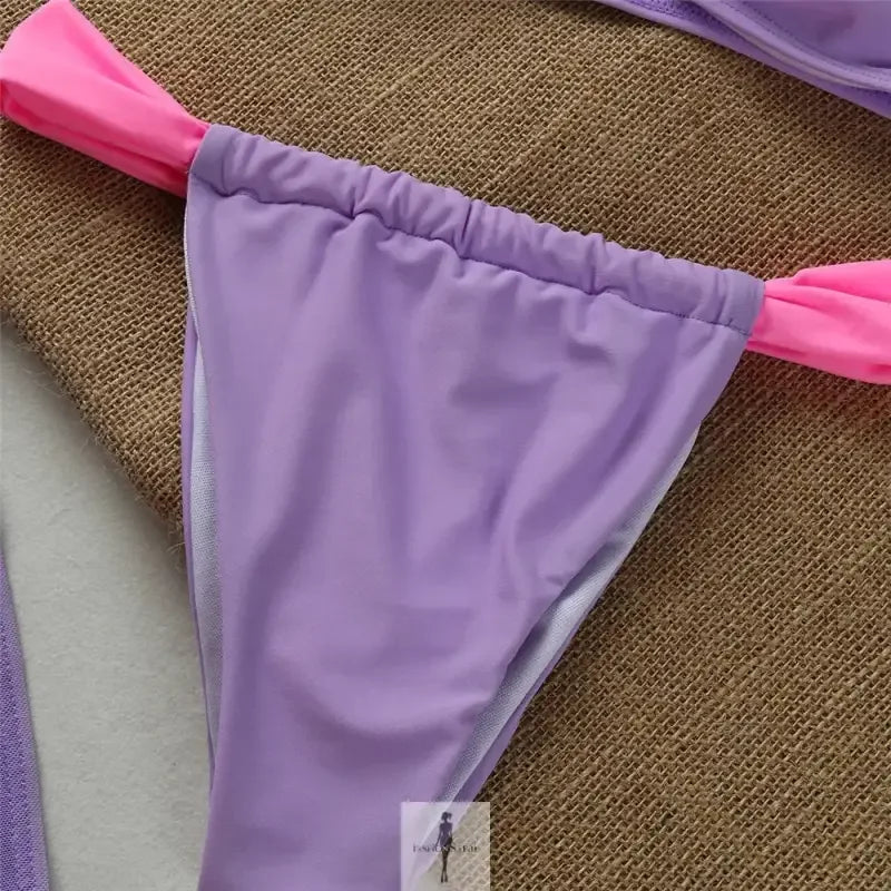 Fashionsarah.com Fashionsarah.com 3 Pieces Bikini Set With Mini Skirt