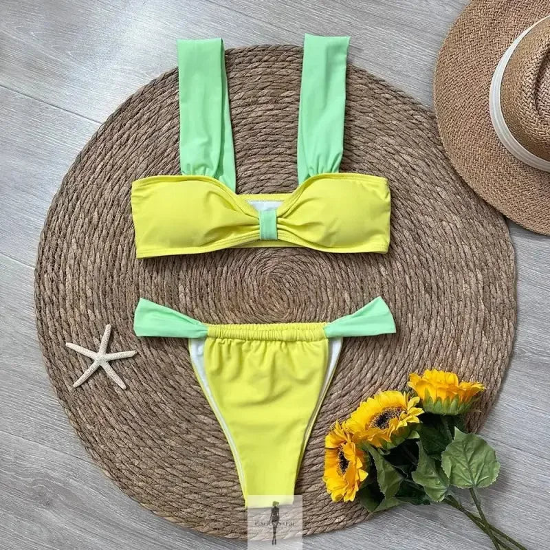 Fashionsarah.com Fashionsarah.com 3 Pieces Bikini Set With Mini Skirt