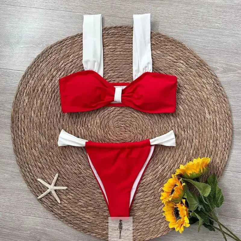 Fashionsarah.com Fashionsarah.com 3 Pieces Bikini Set With Mini Skirt