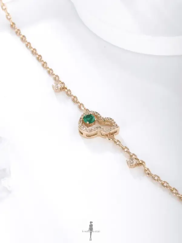 Fashionsarah.com Fashionsarah.com Bracelet cubic zirconia plated 18K gold