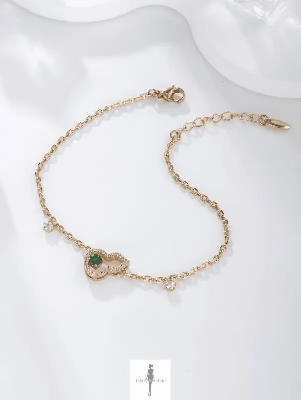 Fashionsarah.com Fashionsarah.com Bracelet cubic zirconia plated 18K gold