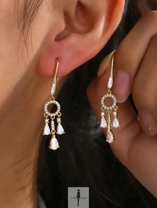 Fashionsarah.com Fashionsarah.com Rhinestone Punk Earrings