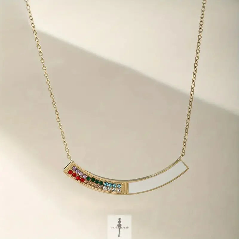 Fashionsarah.com Fashionsarah.com fashionable necklace with rhinestones