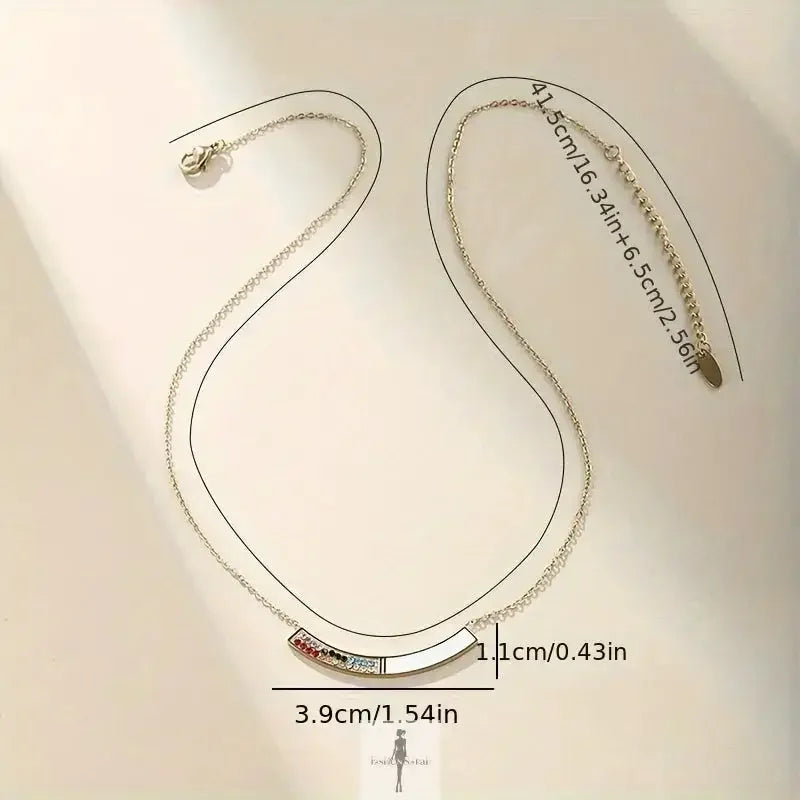 Fashionsarah.com Fashionsarah.com fashionable necklace with rhinestones