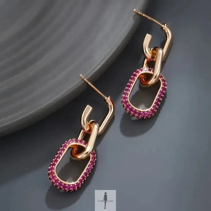 Fashionsarah.com Fashionsarah.com Square full diamond earrings