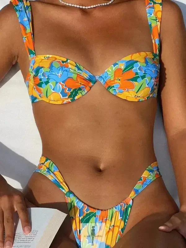 Fashionsarah.com Fashionsarah.com Thong Brazilian Bikinis Set Beachwear