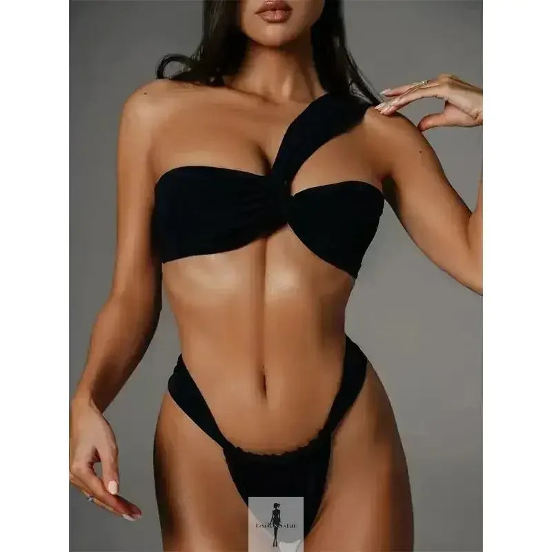 Fashionsarah.com Fashionsarah.com One Shoulder bikini swimsuit