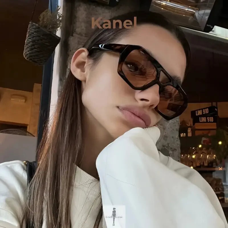 Fashionsarah.com Fashionsarah.com Retro Polygon Sunglasses for Women