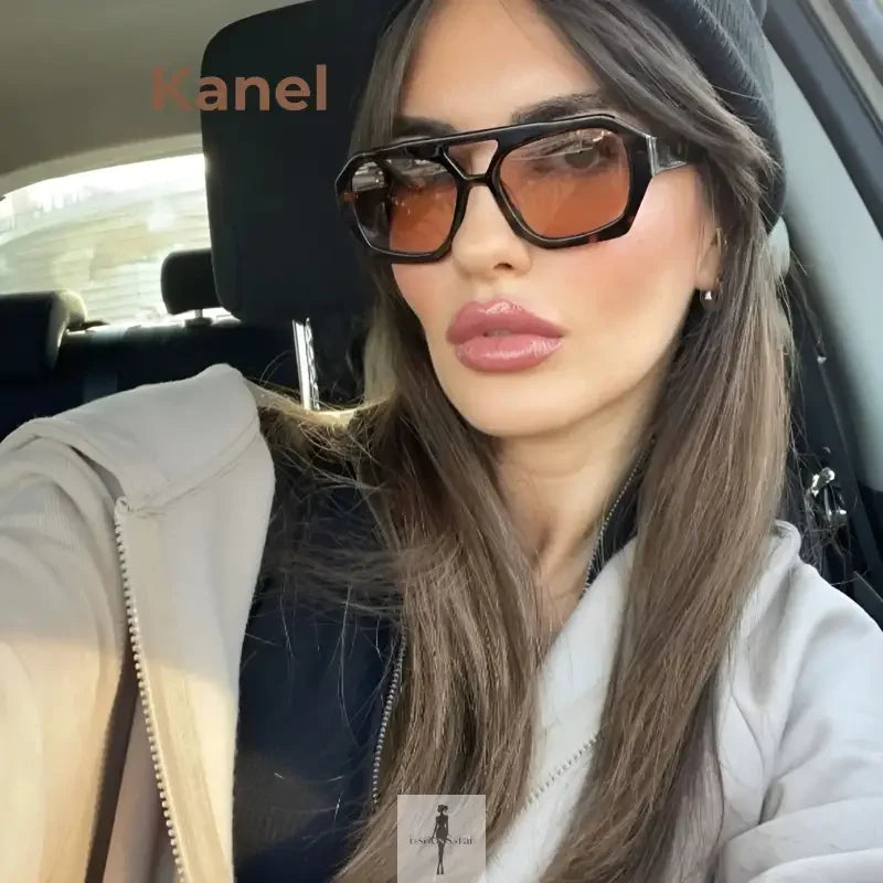 Fashionsarah.com Fashionsarah.com Retro Polygon Sunglasses for Women