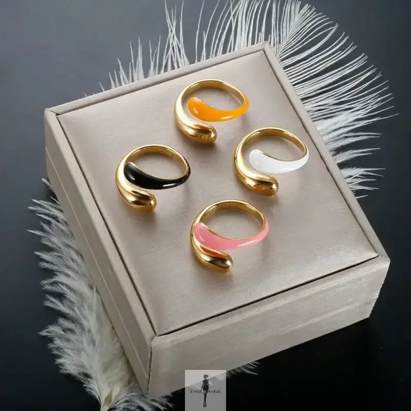 Fashionsarah.com Fashionsarah.com Colorful Enamel Stainless Steel Charm