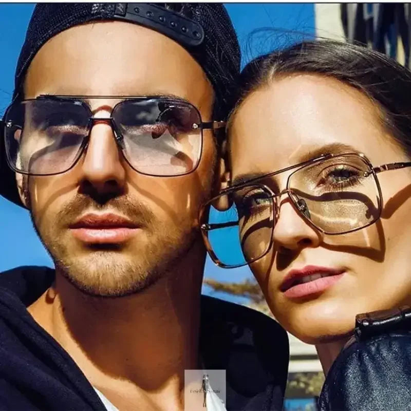 Fashionsarah.com Fashionsarah.com Vogue Metal Male Double Sunglass