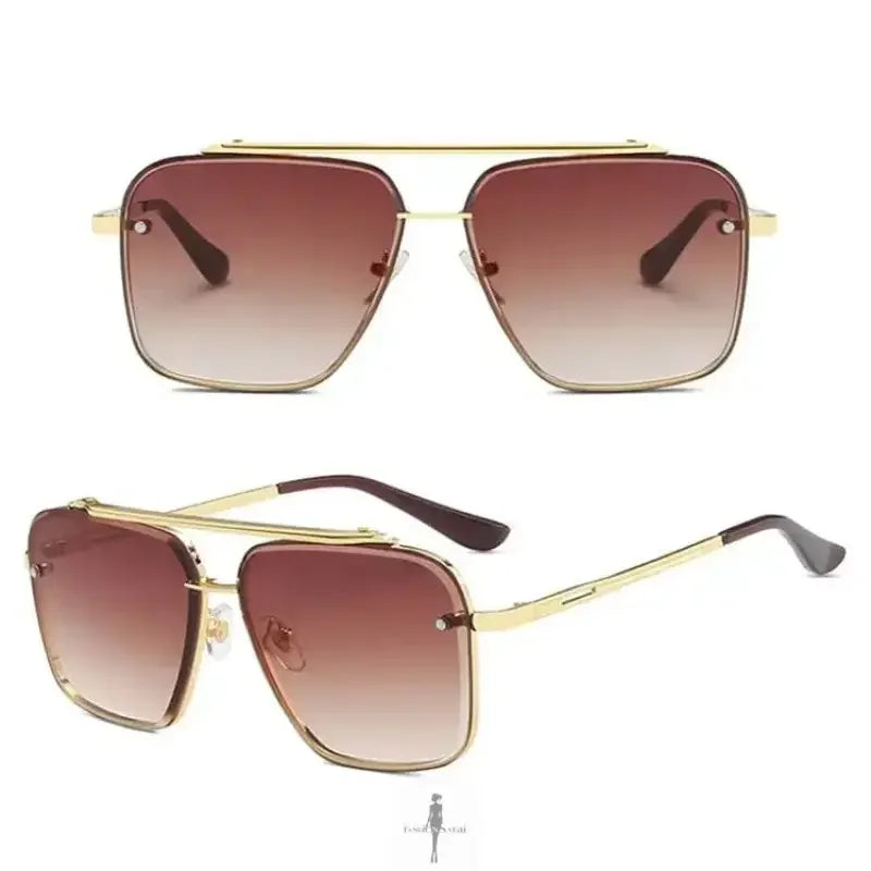 Fashionsarah.com Fashionsarah.com Vogue Metal Male Double Sunglass