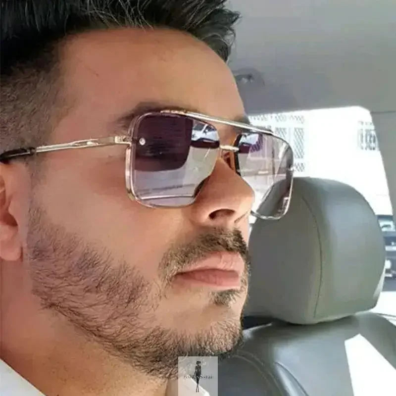 Fashionsarah.com Fashionsarah.com Vogue Metal Male Double Sunglass