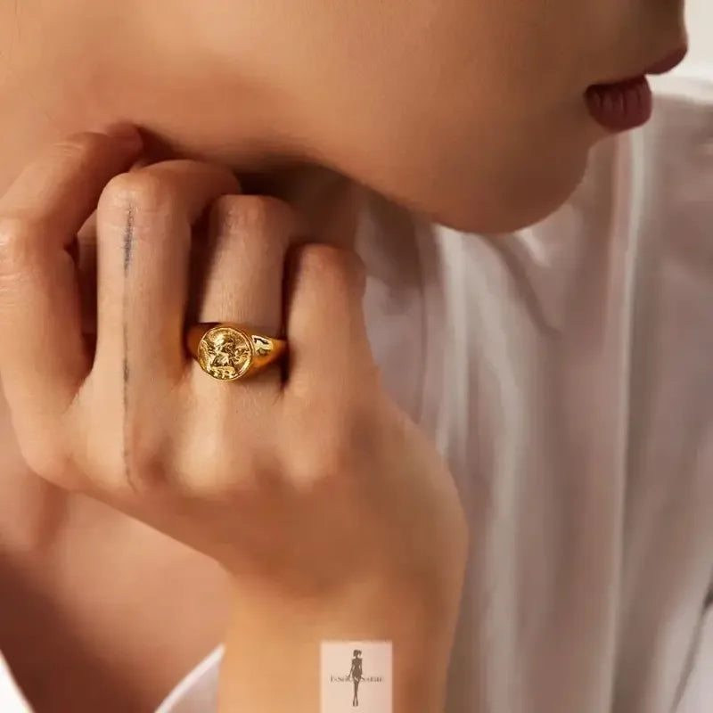 Fashionsarah.com Fashionsarah.com Heart-shaped Angel Rings for Women