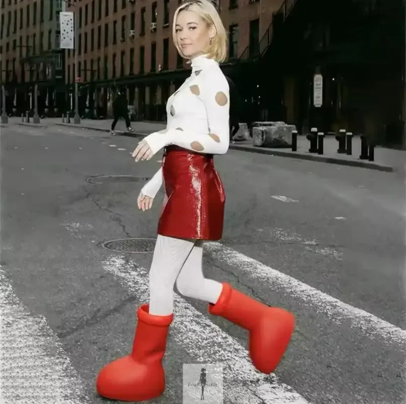 Fashionsarah.com Fashionsarah.com Anime Astro Boy The Same Style Big Red Boots