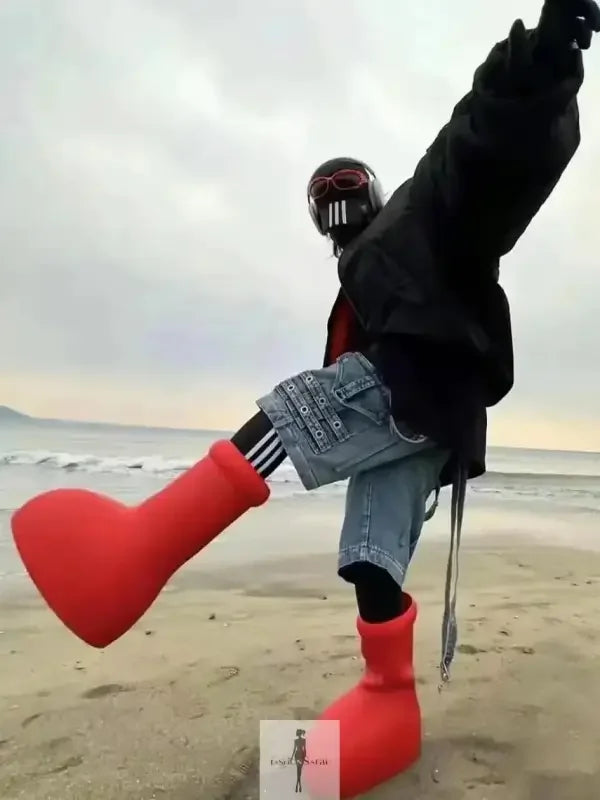 Fashionsarah.com Fashionsarah.com Anime Astro Boy The Same Style Big Red Boots