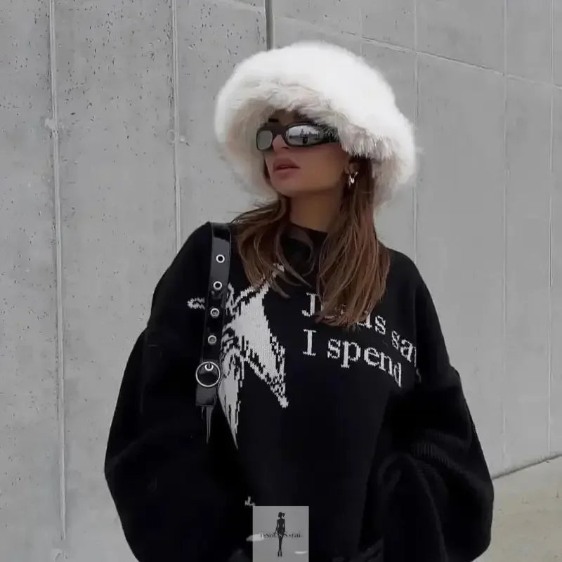 Fashionsarah.com Fashionsarah.com Faux Fur Plush Bucket Hat