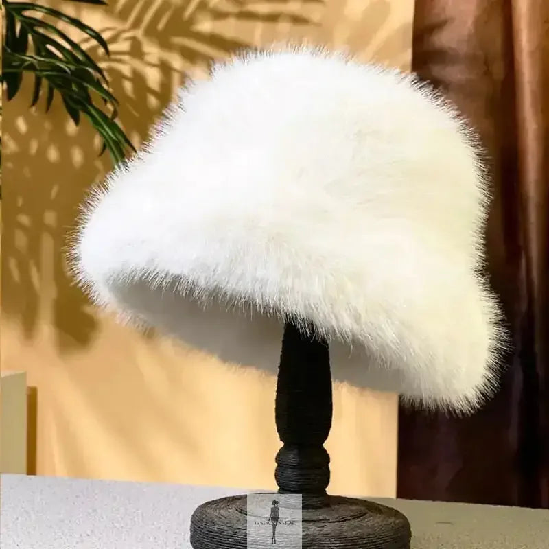Fashionsarah.com Fashionsarah.com Faux Fur Plush Bucket Hat