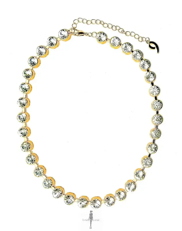 Fashionsarah.com Fashionsarah.com Crystal Rhinestone Cup Chain Necklace