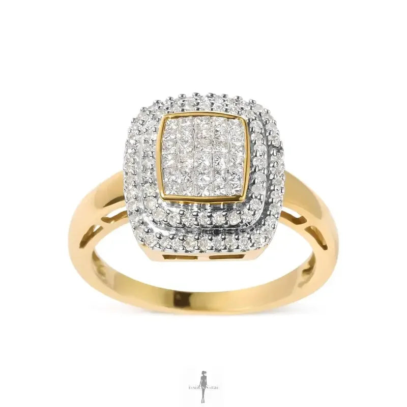 Fashionsarah.com Fashionsarah.com 10K Gold with Princess Diamond Ring