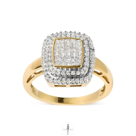 Fashionsarah.com Fashionsarah.com 10K Gold with Princess Diamond Ring