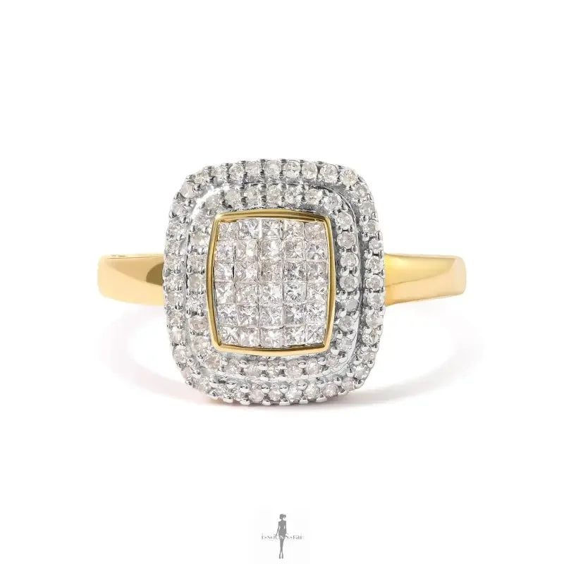 Fashionsarah.com Fashionsarah.com 10K Gold with Princess Diamond Ring