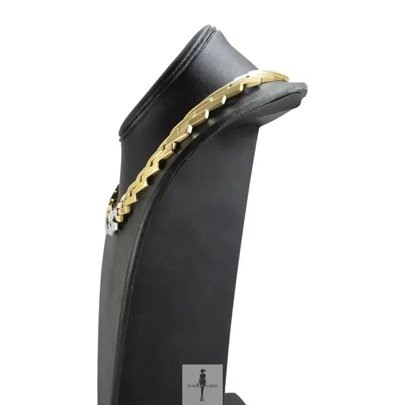 Fashionsarah.com Fashionsarah.com 14k Gold with Diamond Miami Necklace