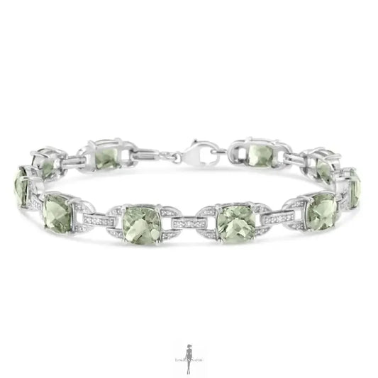 Fashionsarah.com Fashionsarah.com 925 Sterling Silver Diamond Bracelet