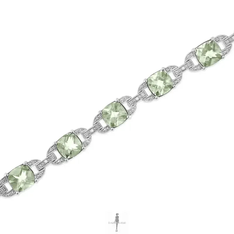 Fashionsarah.com Fashionsarah.com 925 Sterling Silver Diamond Bracelet