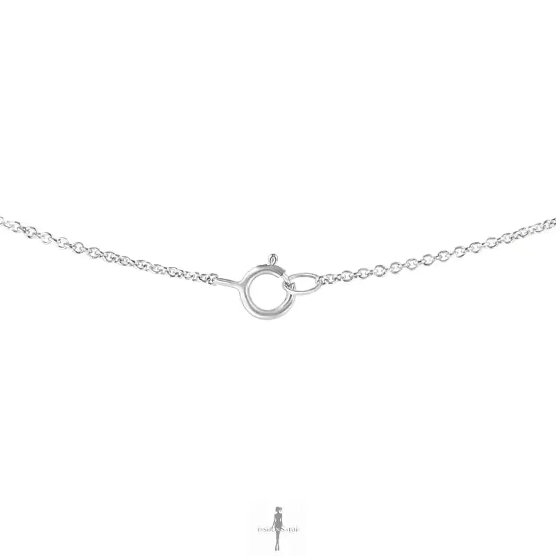 Fashionsarah.com Fashionsarah.com 14k White Gold with Heart Shape Diamond Necklace