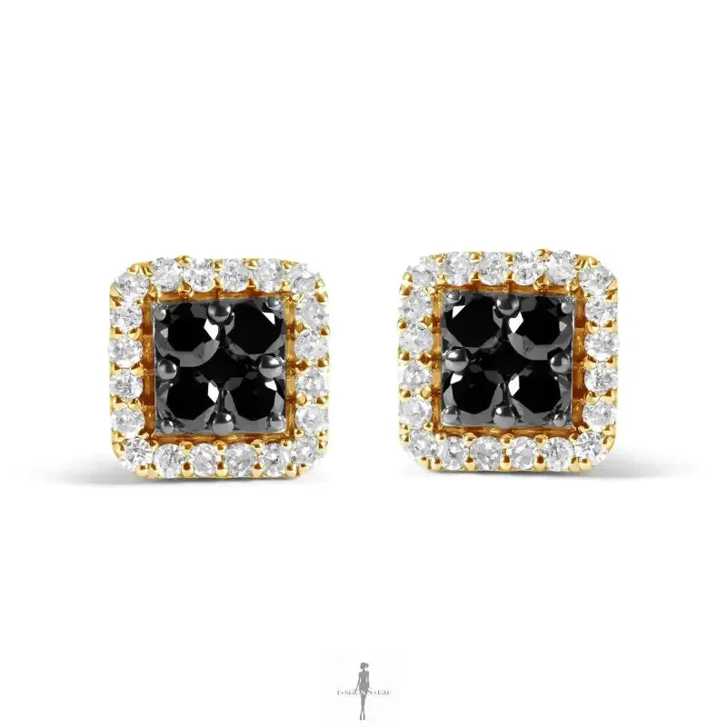 Fashionsarah.com Fashionsarah.com 10K Gold with Diamond Earrings