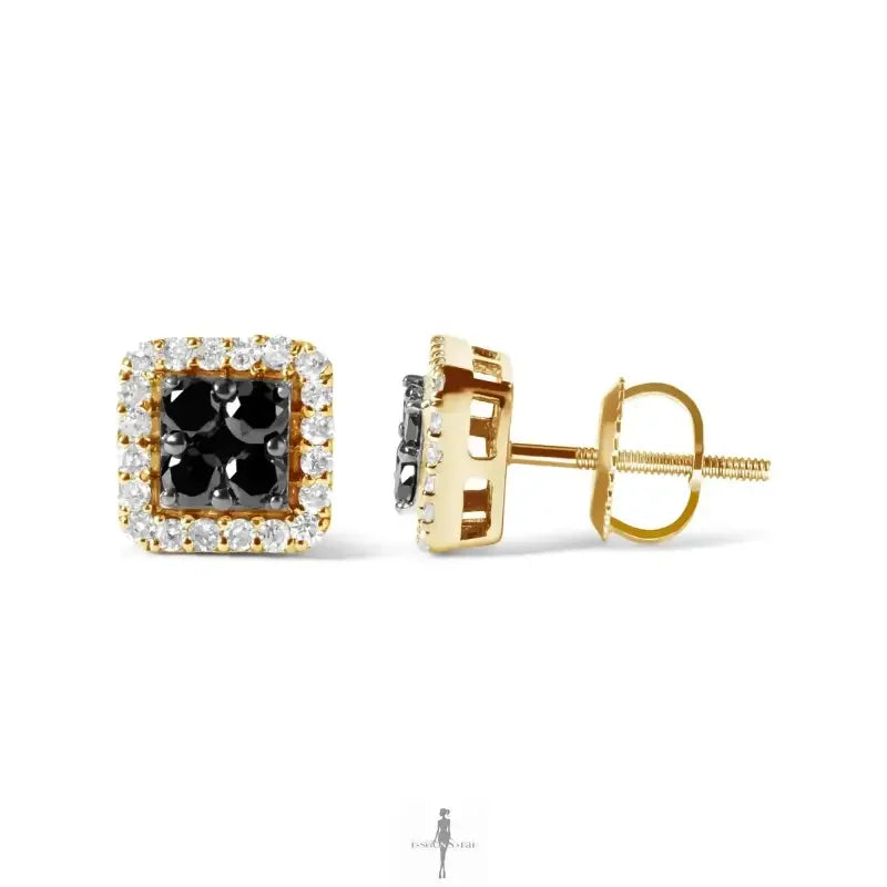 Fashionsarah.com Fashionsarah.com 10K Gold with Diamond Earrings