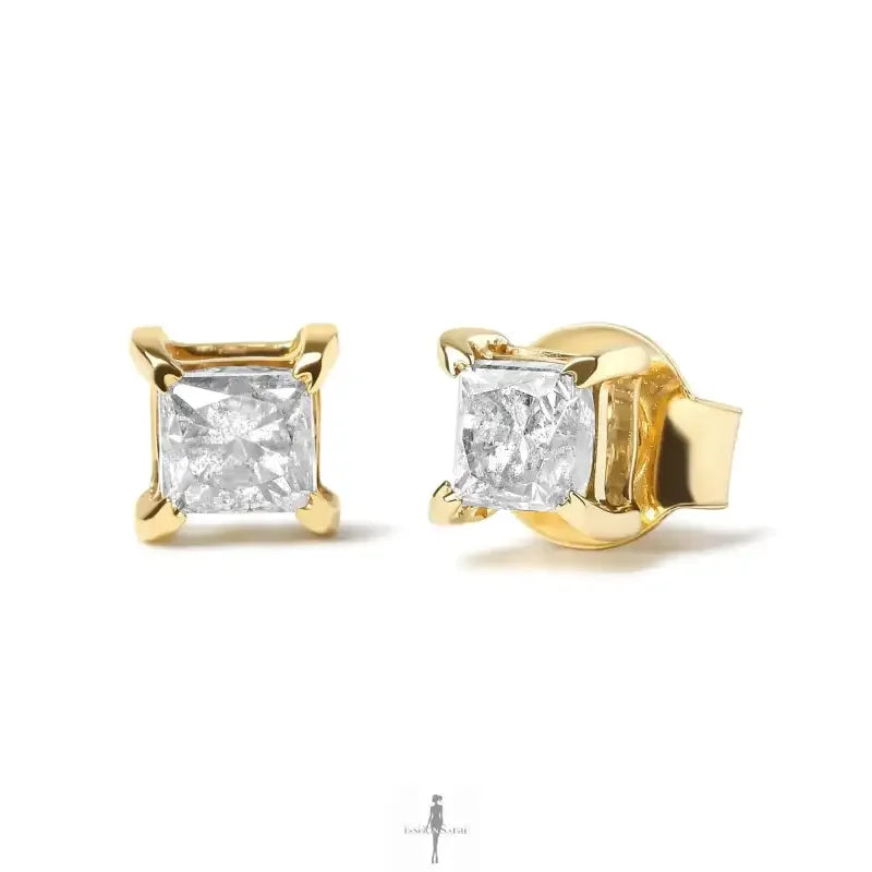 Fashionsarah.com Fashionsarah.com 14K Gold with Diamond Earrings